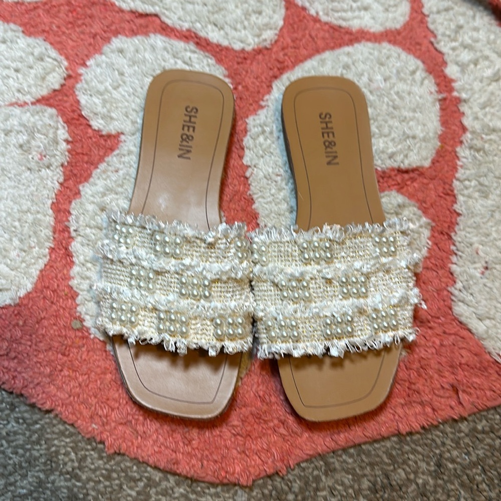 She & in sandals